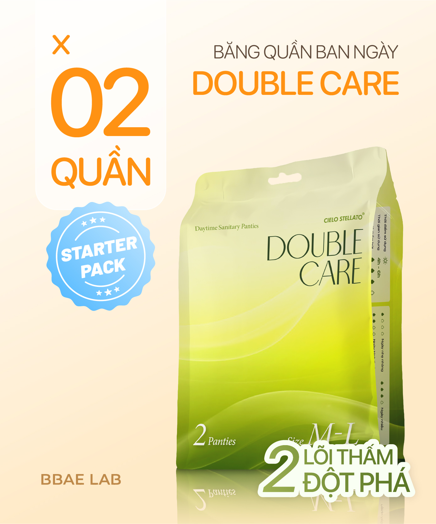 Băng quần ban ngày Double Care