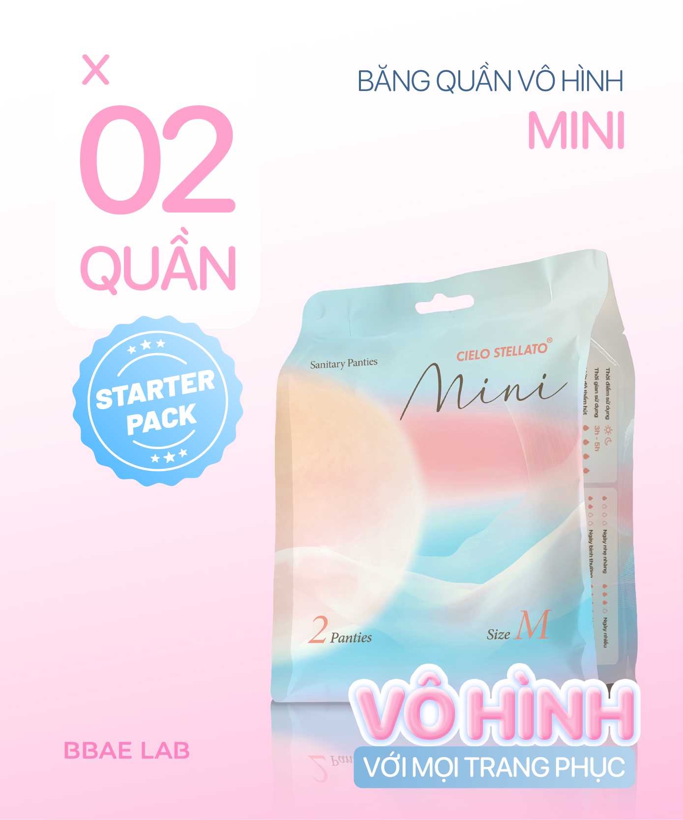 Băng quần vô hình Mini
