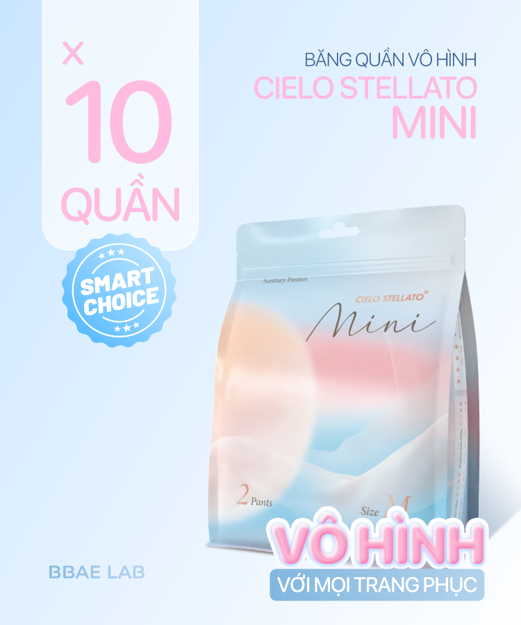 Combo 10 băng quần vô hình Cielo Stellato Mini