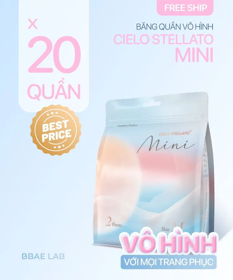 Combo 20 băng quần vô hình Cielo Stellato Mini