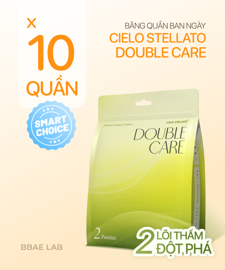 Combo 10 băng quần ban ngày Cielo Stellato Double Care