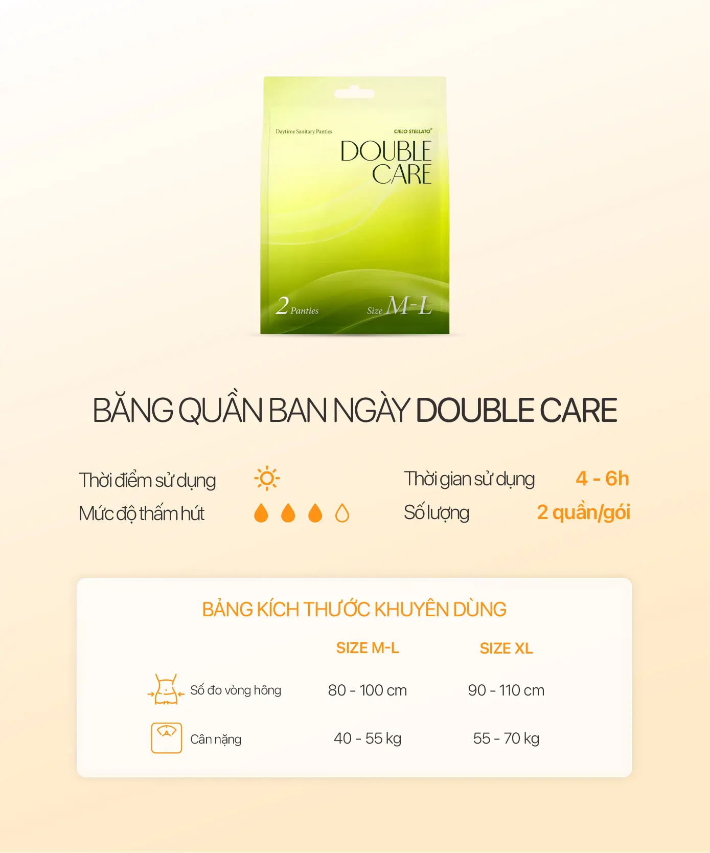 Băng quần ban ngày Double Care - Ảnh 2