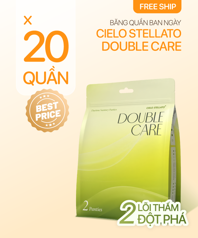 Combo 20 băng quần ban ngày Cielo Stellato Double Care