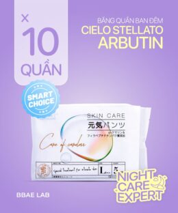 Combo 10 băng quần ban đêm Cielo Stellato Arbutin