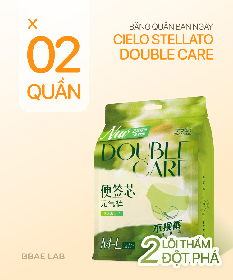 Băng quần ban ngày Cielo Stellato Double Care