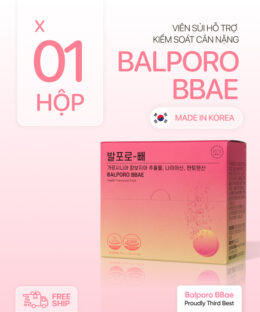 Hộp viên sủi hỗ trợ kiểm soát cân nặng Balporo BBae