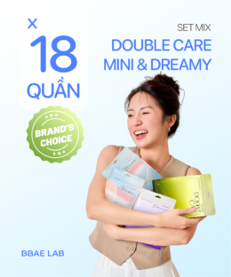 Set Mix băng quần Mini, Double Care và Dreamy